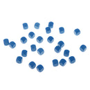 Pack of 25pcs Opaque Blue Blank D6 Six Sided Dice Teaching Resources Party Supplies