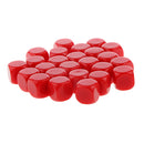 Pack of 25pcs Opaque Red Blank D6 Six Sided Dice Teaching Resources Party Supplies