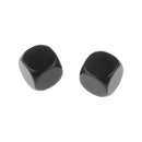 Pack of 25pcs Opaque Black Blank D6 Six Sided Dice Teaching Resources Party Supplies
