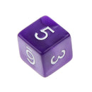 Pack of 10pcs Pearl Purple D6 Six Sided Game Dice D&D TRPG Games Party Supplies Toys