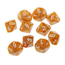 Pack of 10pcs Ten Sided Dice D10 Playing Dungeons & Dragons D&D TRPG Board Game Coffee