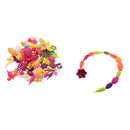 Parents Pop Beads Art Craft Kit Toy Gift DIY Wristlet Hair Band Multicolored Jar of 240