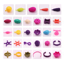Parents Pop Beads Art Craft Kit Toy Gift DIY Wristlet Hair Band Multicolored Jar of 240