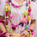 Parents Pop Beads Art Craft Kit Toy Gift DIY Wristlet Hair Band Multicolored Box of 240