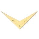Gold Large 6-String Vee Flying V Style Electric Guitar Tailpiece