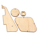 Wood Color Maple Handmade Electric Guitar Pickguard Pickup Mounting Set Guitar Replacement