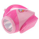 Cartoon Electric Torch Pretend Play Toy Play Set Pink Handy Flashlight