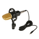 Condenser Microphone Mic Sound Studio Speech Recording Dynamic with Shock Mount Windshield Sponge Foam Cover BM700 Black