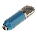 Condenser Microphone Mic Sound Studio Speech Recording Dynamic with Shock Mount Windshield Sponge Foam Cover BM700 Blue