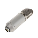 Condenser Microphone Mic Sound Studio Speech Recording Dynamic with Shock Mount Windshield Sponge Foam Cover BM700 Silver
