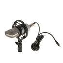Condenser Microphone Mic Sound Studio Speech Recording Dynamic with Shock Mount Windshield Sponge Foam Cover BM700 Silver