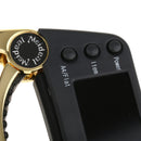 TCapo20 Alloy Professional Acoustic Electric Guitar Bass Violin Capo Tuner Golden