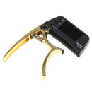 TCapo20 Alloy Professional Acoustic Electric Guitar Bass Violin Capo Tuner Golden