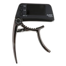 TCapo20 Alloy Professional Acoustic Electric Guitar Bass Violin Capo Tuner Black