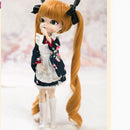 Japanese Kimono White Apron Stockings Set for 1/6 BJD SD BB Girl LUTS Dolls