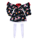 Japanese Kimono White Apron Stockings Set for 1/6 BJD SD BB Girl LUTS Dolls