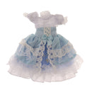 Cute 3 Layers Puff Sleeves Lace Dress for 1/6 BJD SD BB Girl DOD LUTS Dolls