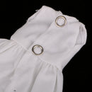 Set of Mandarin Sleeves Pink Coat w/ White Sleeveless Dress Clothes Accs for 1/6 BJD SD DOD Dolls