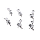 3R+3L Electric Guitar Part Tuning Pegs Tuners Threaded Machine Heads Silver