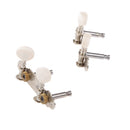 R+L 4 String Ukulele Parts Tuning Pegs Keys Tuners String Machine Head Set