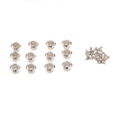 6L 6R Tuning Pegs Tuners Machine Heads for 12 String Acoustic Guitar Silver