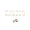 6L 6R Tuning Pegs Tuners Machine Heads for 12 String Acoustic Guitar - Cream