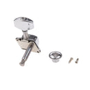 Silver Electric Acoustic Guitar Machine Head Tuning Peg w Ferrule Screw Set