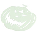 Plastic Luminous Wall/Glass Sticker Halloween Party Decoration Favor Prop-Pumpkin