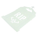 Plastic Luminous Wall/Glass Sticker Halloween Party Decoration -Tombstone