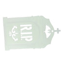 Plastic Luminous Wall/Glass Sticker Halloween Party Decoration -Tombstone
