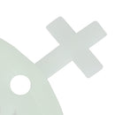 Plastic Luminous Wall/Glass Sticker Halloween Party Decoration -Tombstone