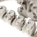 Plastic Horrible Skeletons Skull Bones Haunted House Halloween Decor Party Prop