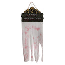 Horror Five Skulls Door Curtain with Blood Stain for Halloween Party Hanging Decor