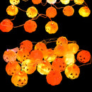 16pcs Halloween Pumpkin LED String Lights Lamps for Parties Decoration