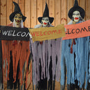 Sound & Light Ghost Hanging Skull Halloween Party Supplies Bar Soul House Decor Creative Toy