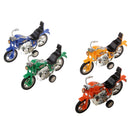 Plastic Pull Back Motorcycle Vehicle Model Toy Gift Children Educational Toy