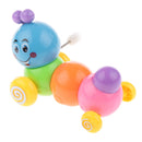Colourful Wiggly Clockwork Wind Up Racing Caterpillar Toys Early Educational