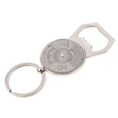 Alloy Metal Key Chain Key Ring Compass Perpetual Calendar Bottle Opener Creative Gift for Men