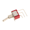 5pcs Red On/On Mini Toggle Switch 3 PIN SPDT Right Angle Length 39mm