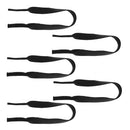 5pcs Neoprene Eyewear Sunglasses Glasses Neck Cord Retainer Band Strap-Black