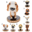Fun Bobble Head Dog Car Air Freshener Receptacle Fragrance Diffuser Bullmastiff