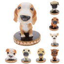 Fun Bobble Head Dog Car Air Freshener Receptacle Fragrance Diffuser Bullmastiff