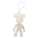 Bear Charm Key Chain w/ Lobster Clasp Lovely Handbag Accessory Colorful Star