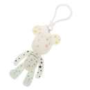 Bear Charm Key Chain w/ Lobster Clasp Lovely Handbag Accessory Colorful Star