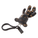 Bear Charm Key Chain w/ Lobster Clasp Lovely Handbag Accessory Black Golden