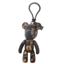 Bear Charm Key Chain w/ Lobster Clasp Lovely Handbag Accessory Black Golden