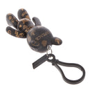 Bear Charm Key Chain w/ Lobster Clasp Lovely Handbag Accessory Black Golden