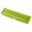 Orph Children's 10-Hole Plastic Harmonica Musical Instrument Green Kids Gift