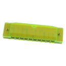 Orph Children's 10-Hole Plastic Harmonica Musical Instrument Green Kids Gift