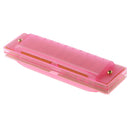 Children Kids 10 Holes Mouth Organ Harmonica Music Learning Toy Instrument Xmas Gift Pink